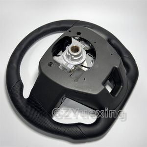 <span class=keywords><strong>Volant</strong></span> noir à boutons pour Toyota Land Cruiser LC79 LC76 LC70 LC300 2008-2021, style GR, entièrement en cuir - Product Image 5