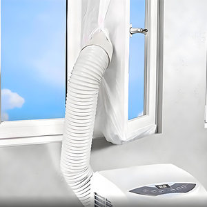 Joint d'étanchéité universel en tissu souple pour fenêtre, durable, léger, réutilisable et réglable, pour usage domestique (ventouse) - Product Image 1