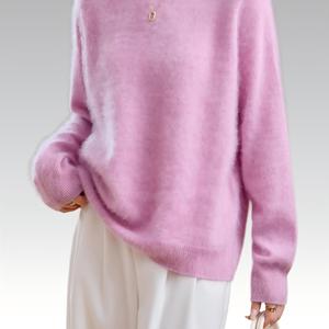 Cardigan Senza Maniche OEM/ODM <span class=keywords><strong>SKC</strong></span> Invernale Ecologico Classico in Lana/Cashmere/Seta con Collo Alto e Fodera in Lana per Donna - Product Image 2