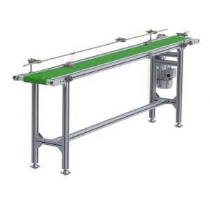 Système de convoyeur à bande miniature automatique Convello, durable, à vitesse réglable, portable, mobile, en PVC, pour le transfert en usine - Product Image 1