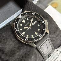 Montre-bracelet automatique classique pour homme, boîtier en or rose, bracelet en cuir 22 mm, affichage jour/date, chronographe lumineux, résistance à l'eau 50 m