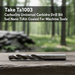 Foret universel en carbure Ttake Ta1003 5Xd avec revêtement Nano TiAln pour machines-outils - Product Image 3