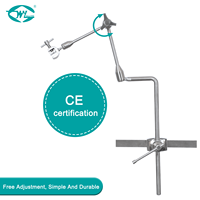 Support d'endoscope réglable en acier inoxydable WEIYE, bras de fixation à pince, bras robotique pour endoscope médical, pour salle d'opération en neurologie