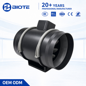 Ventilateur de gaine électrique axial BIOTE EC, 4, 6, 8 pouces, 100-240V, roulement à billes, faible bruit, économie d'énergie, OEM, cuisine, serre - Product Image 4