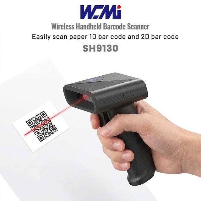 A181 Wireless BT 2D QR Barcode Scanner Range Battery IP42 Handheld for Inventory Warehouse Management