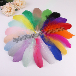 ขนห่านย้อมสีหลากสี Ballinger 120 ชิ้น ขนาด 6-8 นิ้ว จำนวนมาก สีรุ้ง สำหรับงาน DIY งานฝีมือ ของตกแต่งงานแต่งงาน ของตกแต่งงานปาร์ตี้ <span class=keywords><strong>ปีก</strong></span>นางฟ้า - Product Image 2