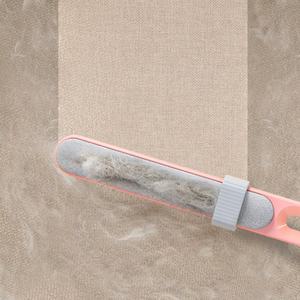 EVEFU Brosse électrostatique double face pour poils d'animaux, <span class=keywords><strong>raclette</strong></span> en microfibre, rouleau anti-poussière pour vêtements, canapé et lit - Product Image 2