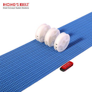 Hongsbelt 4000b Kleine Pitch 5Mm Modulaire Riem Toegepast Op Mes-Edge Transportband - Product Image 3