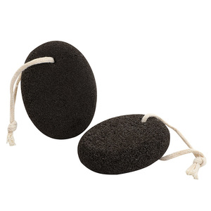 Meilleure Vente <span class=keywords><strong>Pierre</strong></span> <span class=keywords><strong>Ponce</strong></span> Volcanique Naturelle Professionnelle pour les Pieds – Éliminateur de Peaux Mortes Rond Noir – Lime à Pieds - Product Image 5