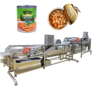 Консервированные запеченные бобы в томатном соусе Консервированные овощи упаковочная машина производственная линия
