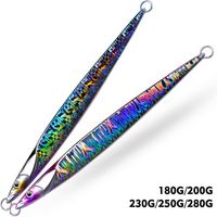 Leurre de pêche coulant 3D imprimé en métal pour jigging et pêche à la traîne 100G/200G/300G