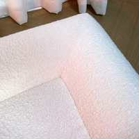 Fabrikneues rechteckiges ortho pä disches Barney-Hunde bett mit modernem wasserdichtem Liner Memory Foam Abnehmbarer Bezug im Karton verpackt
