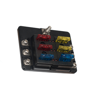Caja de Fusibles Universal de 6 Vías con Iluminación LED de 12V para Auto y Marino - Product Image 5