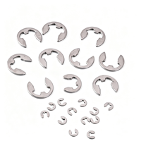 Factory Wholesale Precision Stainless Steel Open Snap Ring E Clip Wear Resistant Fastener