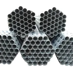 Seamless 8 inch 1.25 inch 2mm 3.5mm Carbon Iron Pre Tube Round Galvanized Steel Pipe