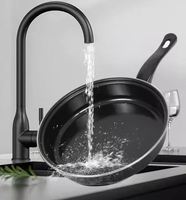 MHK56 en stock, 13 pièces, ustensiles de cuisine en fonte noire, outils de cuisson, batterie de cuisine antiadhésive avec casseroles et poêles et couvercles