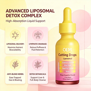 Gouttes orales amincissantes Cutting Drops, Complément alimentaire liposomal, 1 fl oz, saveur mangue et fruit du dragon, liquide oral pour la santé digestive - Product Image 3