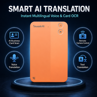 Dispositif de traduction vocale intelligent IA avec carte de visite NFC, traduction hors ligne, enregistrement de réunion, interprétation simultanée