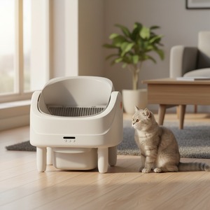 <span class=keywords><strong>Litière</strong></span> pour chat intelligente de luxe à grande capacité, contrôlable par application, avec ramassage automatique des excréments, <span class=keywords><strong>litière</strong></span> électrique pour la vie en intérieur des chatons - Product Image 5
