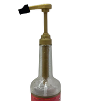 Offre Spéciale noir Sauce café sirop pompes distributeur couvercle en silicone pour bouteille