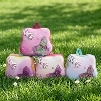 Nouveaux sacs à dos scolaires pour filles, imperméables, en EVA, avec motif de papillon, sacs d'école pour filles