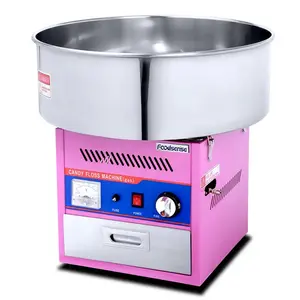 Venta caliente comercial Gas Candy Floss Machine Candy Cotton Machine Snack Equipment