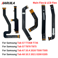 Cable Flexible para Placa Base de Samsung Tab A7 10.4 A8 10.5 2021 X200 X205 S7 T736 T738B T870 T875, Cables Flexibles para Teléfono Móvil, Flex LCD Principal