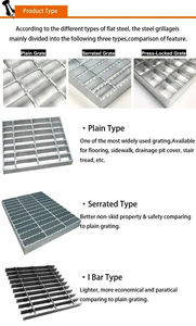 Depolar için kaynaklı demir konstrüksiyon için Driveway geçit paslanmaz çelik ızgara zemin için galvanizli Metal ızgara - Product Image 6