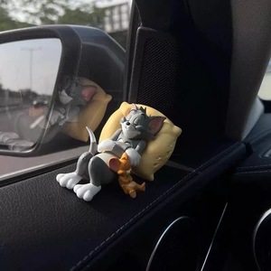 Décorations intérieures de voiture, lapin mignon de dessin animé, écran de console centrale de voiture, décorations de voiture inclinables - Product Image 4