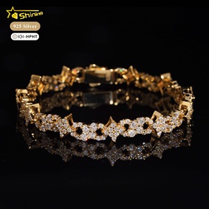 Bracelet personnalisé en argent sterling 925, testé au diamant, pour femmes et hommes, bijoux unisexes, design de laboratoire - Product Image 1