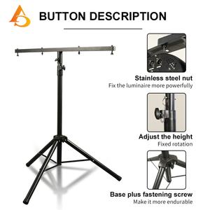 Proveedor de Productos de China, Trípode de Aleación de Aluminio y Plástico ABS para Iluminación de Escenario con 4 Lámparas - Product Image 3