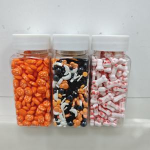 100g Gâteau d'Halloween arrose de pâtisseries décorées de perles de <span class=keywords><strong>sucre</strong></span> Os de citrouille <span class=keywords><strong>Yeux</strong></span> de sang Perles de <span class=keywords><strong>sucre</strong></span> décorées - Product Image 4