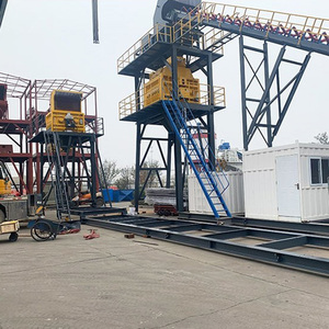 โรงงานผสมคอนกรีตสำเร็จรูป HZS100 กำลังการผลิต 120 ลูกบาศก์เมตร/ชั่วโมง สำหรับงานก่อสร้าง - Product Image 3