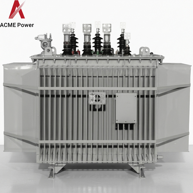 450KVA Three-Phase 60Hz Oil-Immersed Distribution Transformer 12.47/11kV 380/415V Low Loss Energy Saving for Street Lighting