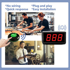 अगले नियंत्रण बटन के साथ वायरलेस 3-अंकीय डिस्प्ले कतार प्रबंधन प्रणाली पैजर के साथ वायरलेस 3 अंकों का प्रदर्शन - Product Image 6