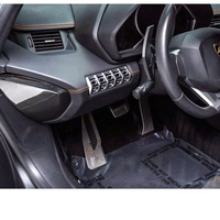 Kits d'intérieur pour LP700 LP740 SVJ, panneaux latéraux du tableau de bord en fibre de carbone véritable de haute qualité