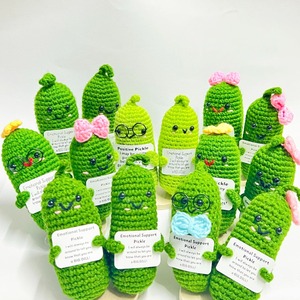 TK Adorno de Patata de Ganchillo Hecho a Mano, Familiar, Lindo, de Apoyo Emocional, con Palabras Positivas y de Ánimo, Arte Decorativo de Lana Tejida - Product Image 2