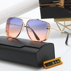 Gafas de Sol Steampunk de Alta Calidad de Diseñador de Marca de Lujo para Hombre, Lentes de Sol Grandes de Metal con Parte Superior Plana - Product Image 4