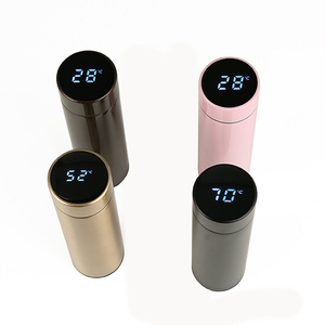 500mL Travel Outdoor Smart Display Temperature Water <b>Bottle</b> Vacuum <b>Flask</b> Stainless Steel - Product Image 1
