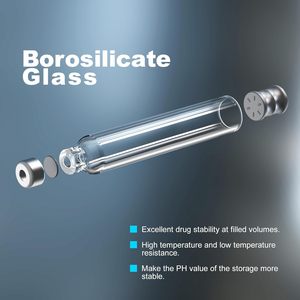 Venta al por Mayor de Frascos de Cartucho de 3 ml, Estériles, Compatibles con Pluma de Inyección - Product Image 2