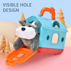 Maison <span class=keywords><strong>pour</strong></span> animaux de compagnie mignonne en peluche de volaille prenant soin du <span class=keywords><strong>chien</strong></span> de porc de cheval de bétail de compagnie avec le matériel amical - Product Image 5