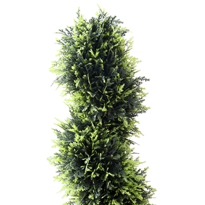 Árbol de ciprés en espiral artificial, conífera de imitación en maceta para decoración de interiores/exteriores y bodas - Product Image 2