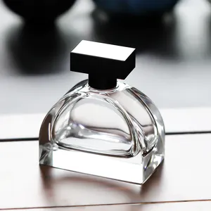 אופנה יד פולני 100ml ריק ספריי פרפיום Botol יפה צורת אריזה ברור זכוכית בושם בקבוק