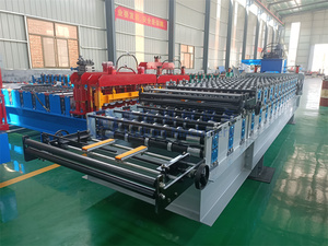 Ligne de production de tôles trapézoïdales de haute précision 686, machine de formage à froid automatique pour toitures métalliques - Product Image 3