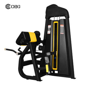 Venta al por mayor de alta calidad de la máquina de gimnasio comercial equipo de bíceps Curl/tríceps Placa de extensión cargada máquina de fuerza - Product Image 1