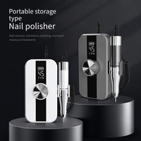 Machine à ongles électrique sans fil professionnelle 30W 45000 tr/min, perceuse à ongles portable 2400mAh, OEM/ODM