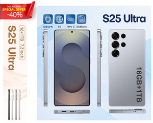 Oferta Económica 2025, Nuevo Teléfono Inteligente S25 Ultra, Pantalla Grande de 6.9 Pulgadas, 16+1TB, Teléfono Inteligente Económico para Juegos, Teléfono 5G, Teléfono Móvil Android - Product Image 4