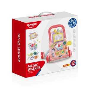 Porteur bébé éléphant musical anti-retournement avec roues, jouet d'éveil pour enfants - Product Image 4