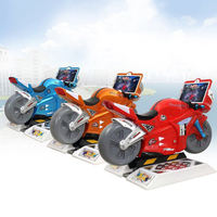 Jeu vidéo interactif Kiddie ride, simulateur 3D 4D, voiture de course, moto pour enfants