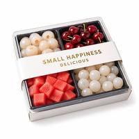 Manchon en papier personnalisé avec estampage à chaud doré pour boîte de conteneur alimentaire, bande de scellage interverrouillable pour emballage de fruits